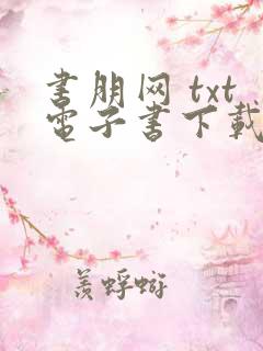 书朋网 txt电子书下载