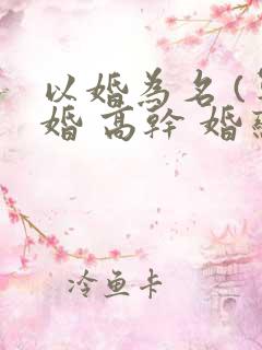 以婚为名 (军婚 高干 婚恋)