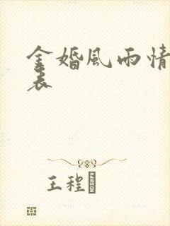 金婚风雨情演员表