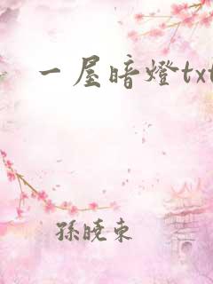一屋暗灯txt