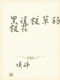 黑道校草的黑道校花