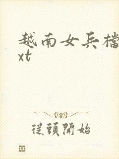 越南女兵档案txt