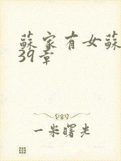 苏家有女苏小纯39章