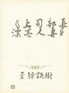 《上司部长出轨漂亮人妻》