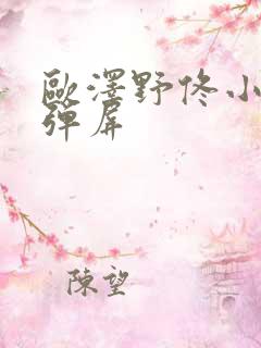 欧泽野佟小曼无弹屏