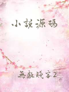 小说源码