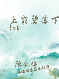 上穷碧落下黄泉txt
