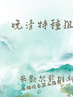 晚清特种狙击手