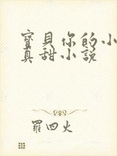 宝贝你的小花园真甜小说