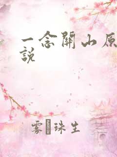 一念关山原著小说