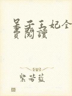 呆子王妃全文免费阅读