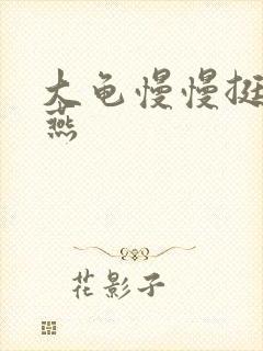 大龟慢慢挺进张燕