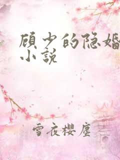 顾少的隐婚罪妻小说