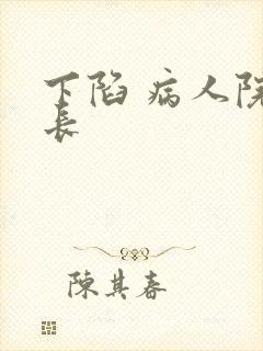 下陷 病人院院长