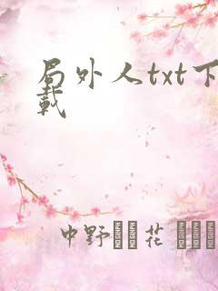 局外人txt下载