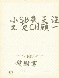 小SB几天没做又欠CH顾一成