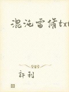 混沌雷修txt