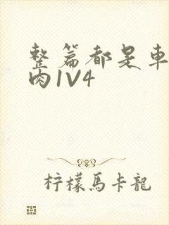 整篇都是车的多肉1V4