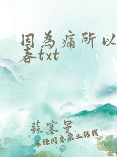 因为痛所以叫青春txt