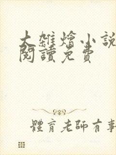 大杂烩小说全集阅读免费