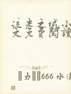 流光之城小说全文免费阅读