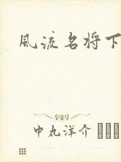风流名将下载