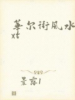 华尔街风水师txt