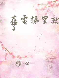 在电梯里就开始了