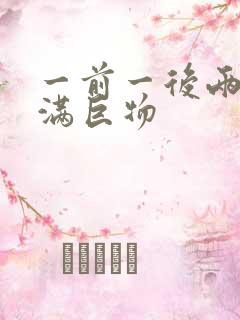 一前一后两根塞满巨物