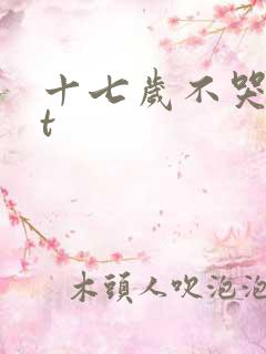 十七岁不哭txt