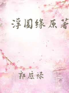 浮图缘原著小说