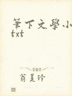 笔下文学小说网txt