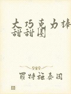 大巧克力棒c小甜甜圈