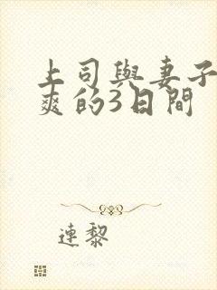 上司与妻子干到爽的3日间