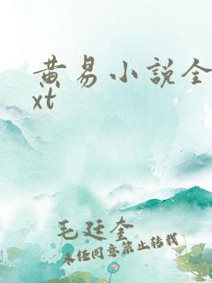 黄易小说全集txt