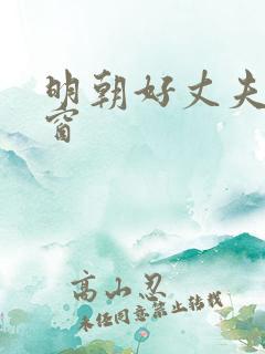 明朝好丈夫无弹窗