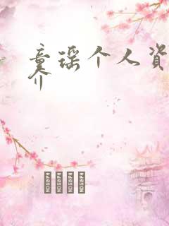 童瑶个人资料简介