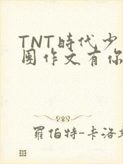 TNT时代少年团作文有你真好