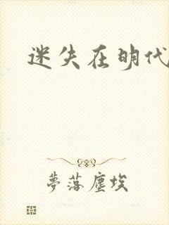 迷失在明代末年