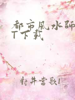 都市风水师TXT下载