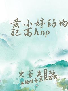 黄小婷的肉欲日记高hnp