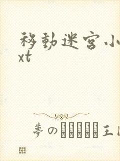 移动迷宫小说txt