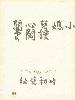 关心儿媳小说免费阅读