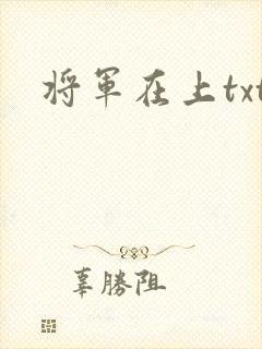 将军在上txt