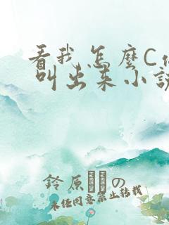 看我怎么C你的 叫出来小说