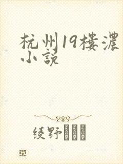 杭州19楼浓情小说
