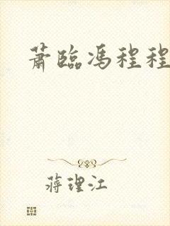 萧临冯程程小说