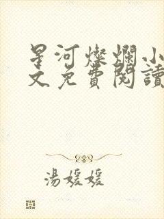 星河灿烂小说全文免费阅读