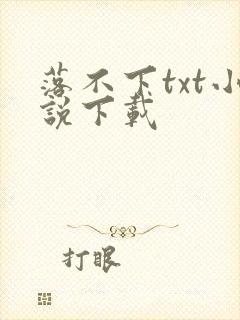 落不下txt小说下载