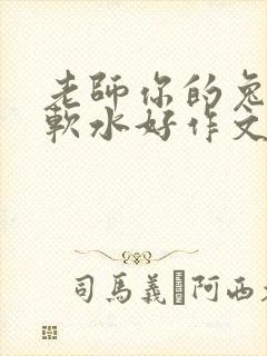 老师你的兔子好软水好作文免费阅读